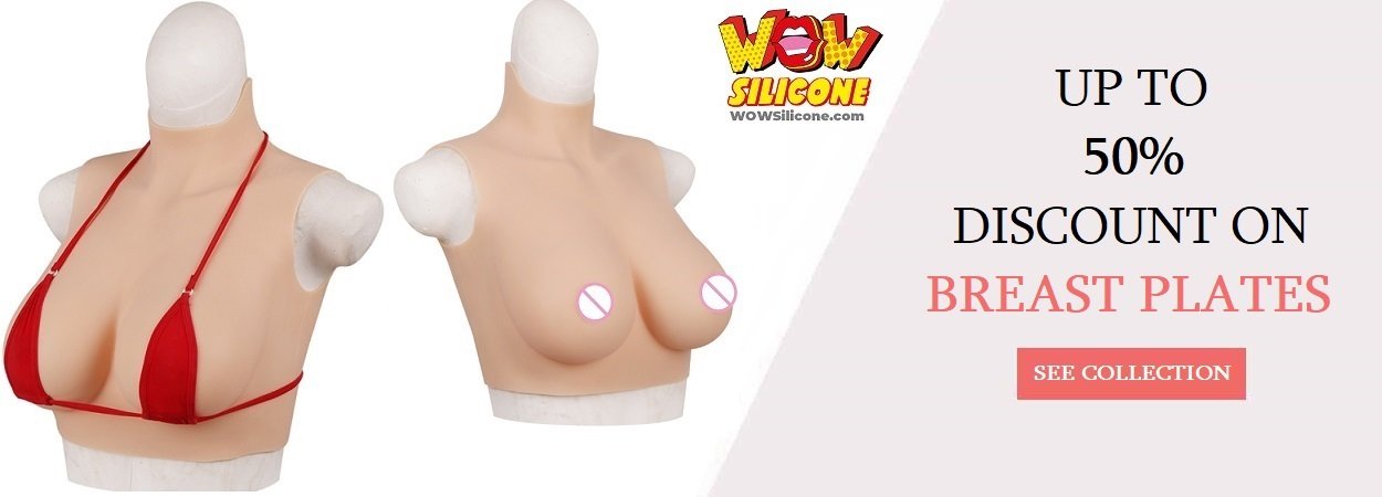 Silicone Breastplate Realistic Huge S Cup Breast Forms for Crossdresser  Transgender Drag Queen Cosplay Shemale(Size:S Cup,Color:Color 1)