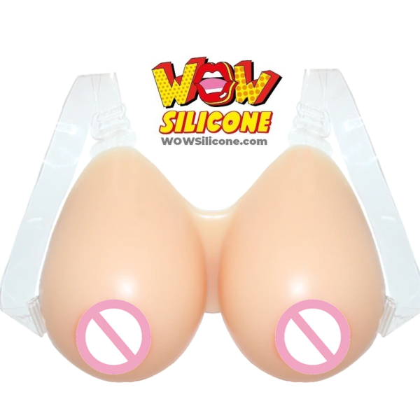 Strap On Fake Boobs Silicone Breastform