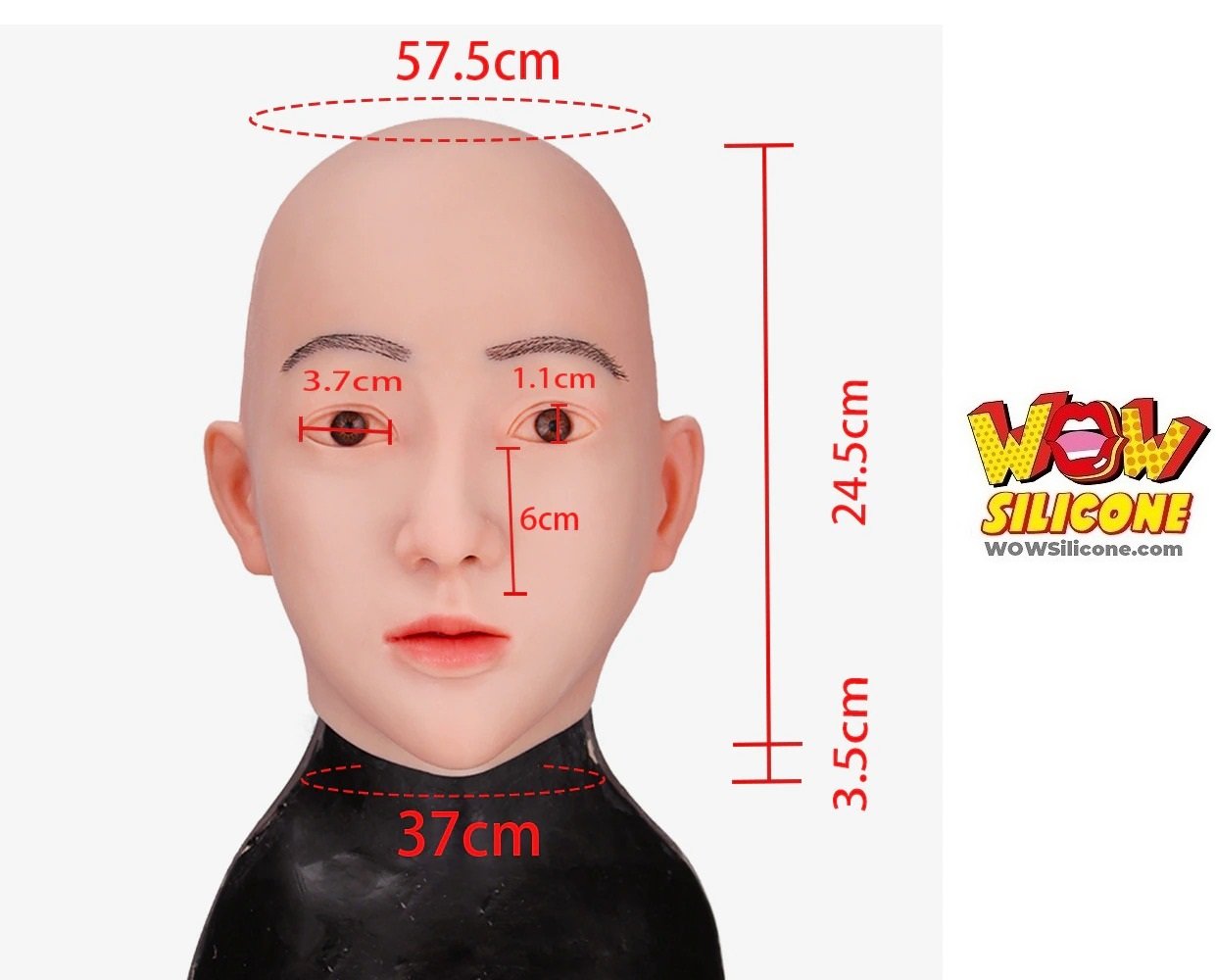 Silicone Realistic Female Mask Soft Silicone Women Head Crossdress Mask for  Cosplay Handmade Costumes - AliExpress