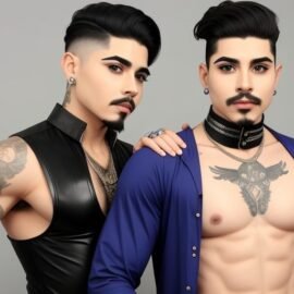 Drag King Transformation With Fake Muscle Chest Plate