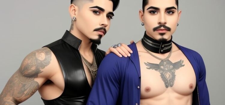 Drag King Transformation With Fake Muscle Chest Plate